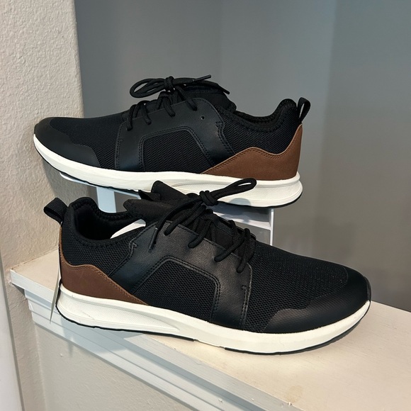 Goodfellow & Co Other - Men's Shaun Hybrid Dress Sneakers - Black And Tan Goodfellow & Co, Black, 12